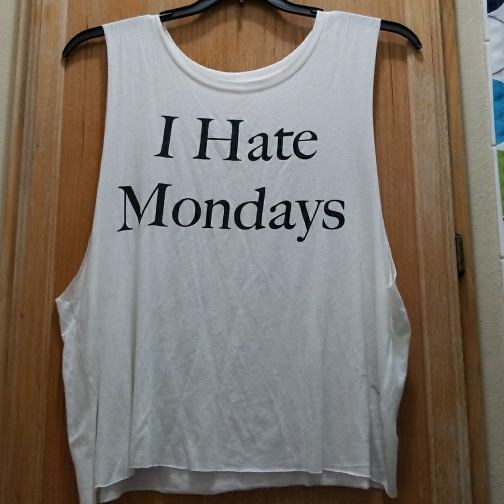 "I Hate Mondays" tank top